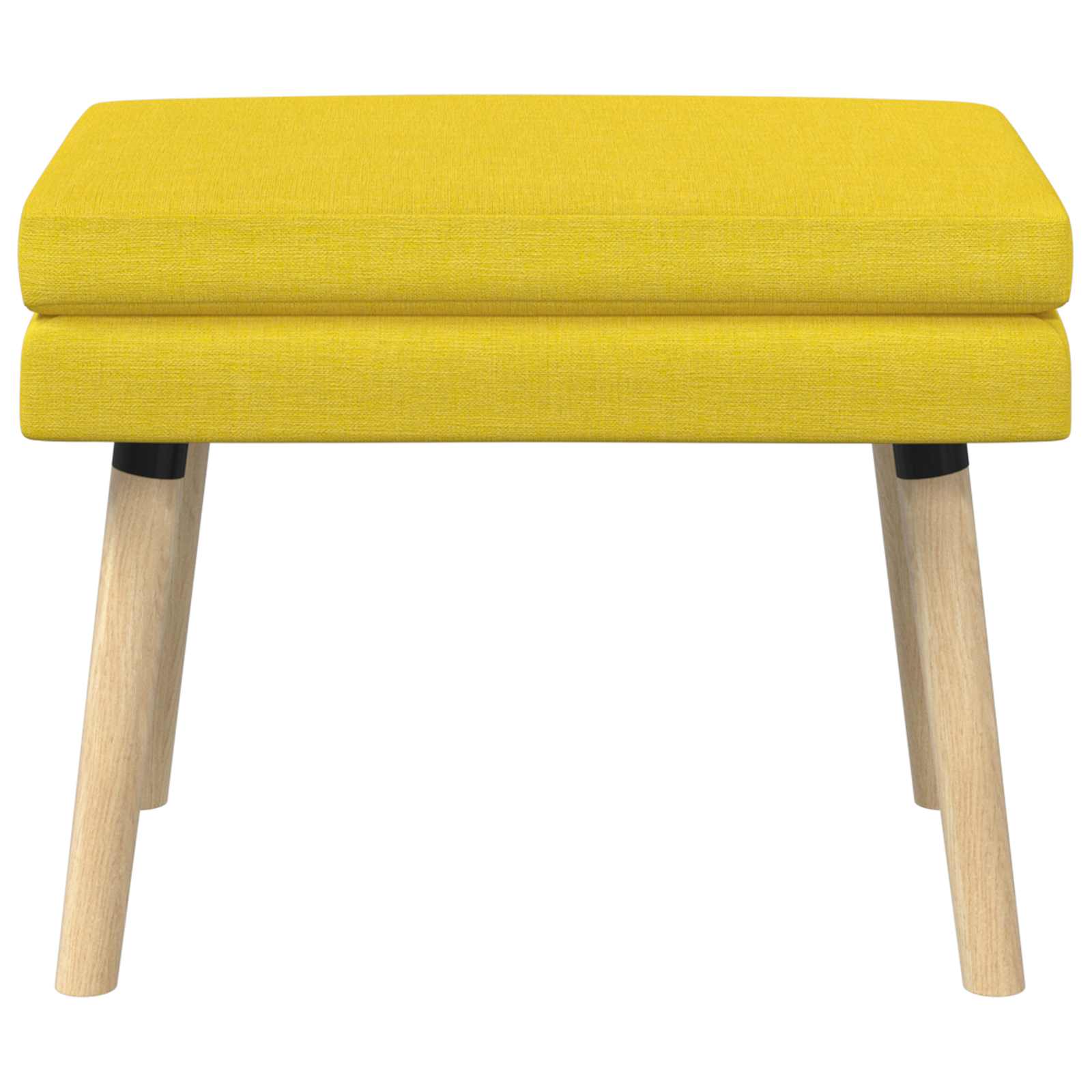 Dubbel Laagige Bank Lichtgeel 60 x 40 x 46 cm Stof