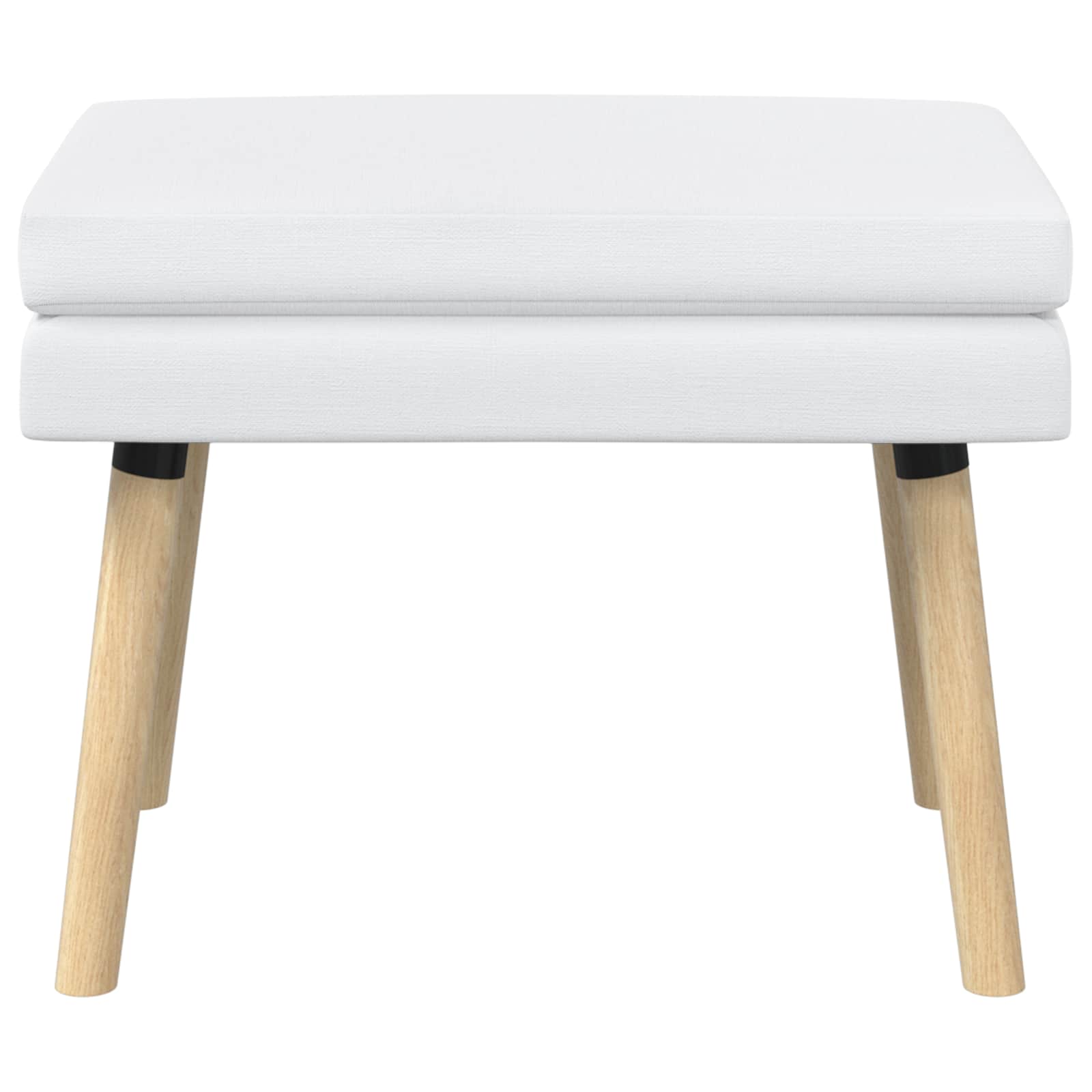 Dubbel Laagige Bank Wit 60 x 40 x 46 cm Stof