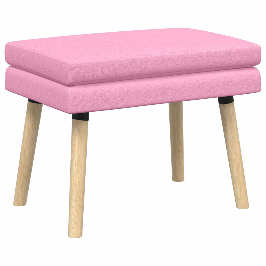 Dubbel Laagige Bank Roze 60 x 40 x 46 cm Stof