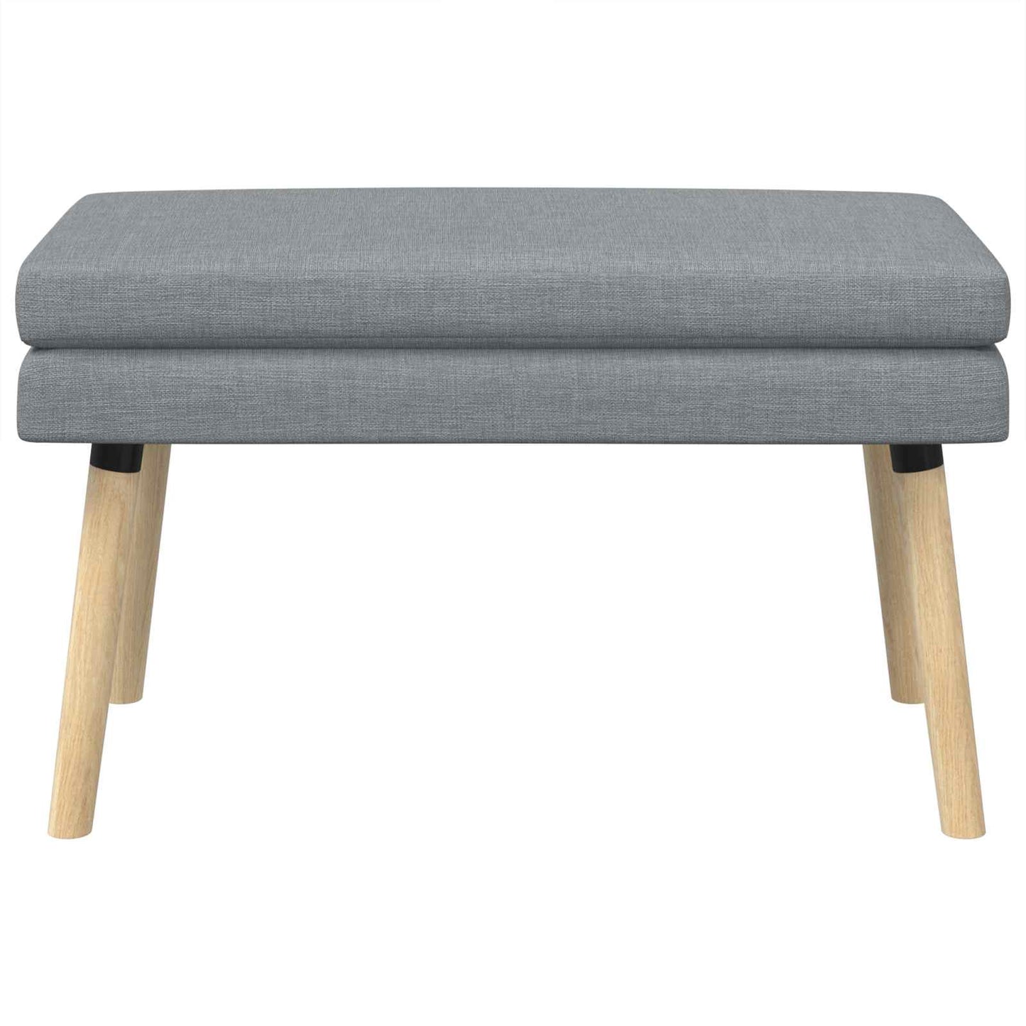 Dubbel Laagige Bank Lichtgrijs 80 x 40 x 47 cm Stof