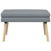 Dubbel Laagige Bank Lichtgrijs 80 x 40 x 47 cm Stof