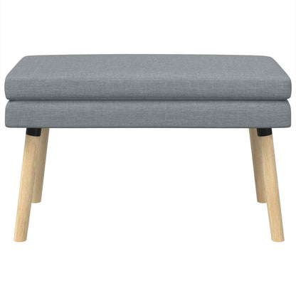 Dubbel Laagige Bank Lichtgrijs 80 x 40 x 47 cm Stof