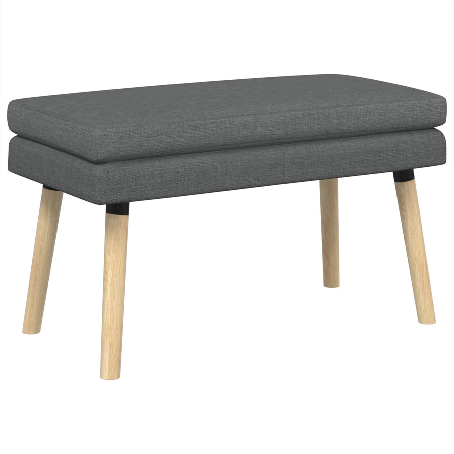 Dubbel Laagige Bank Donkergrijs 80 x 40 x 47 cm Stof