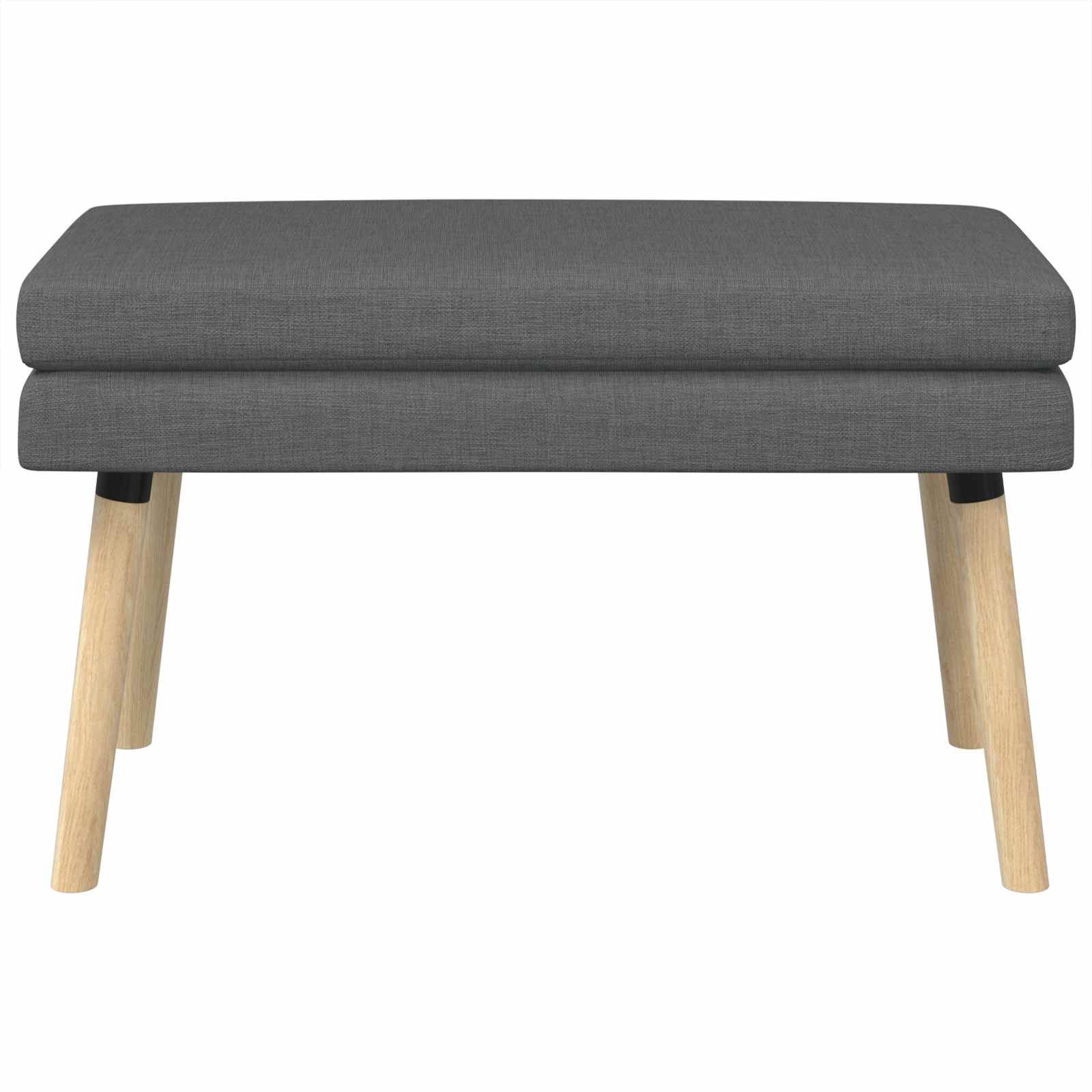 Dubbel Laagige Bank Donkergrijs 80 x 40 x 47 cm Stof