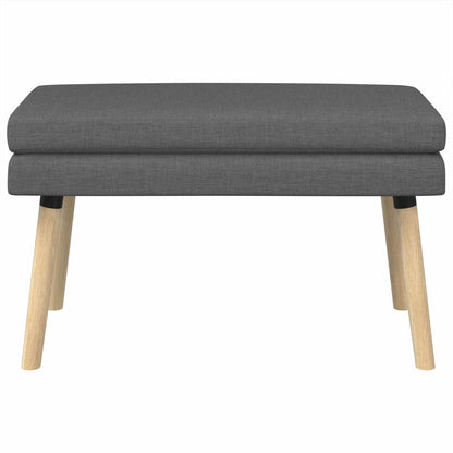 Dubbel Laagige Bank Donkergrijs 80 x 40 x 47 cm Stof
