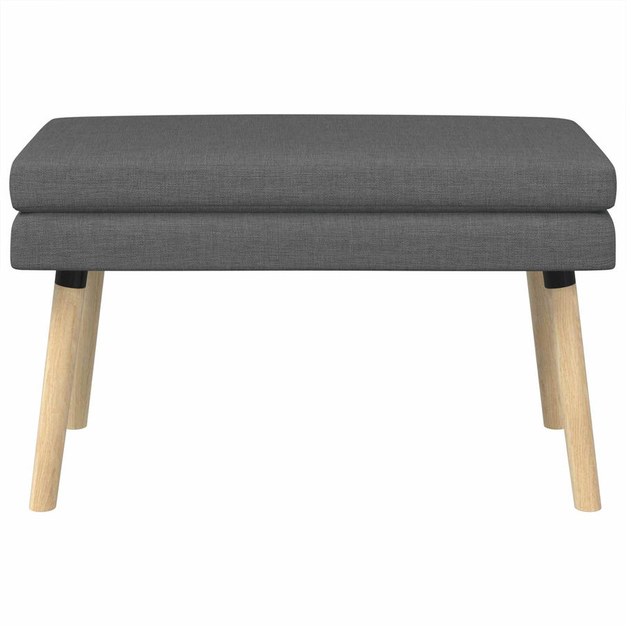 Dubbel Laagige Bank Donkergrijs 80 x 40 x 47 cm Stof