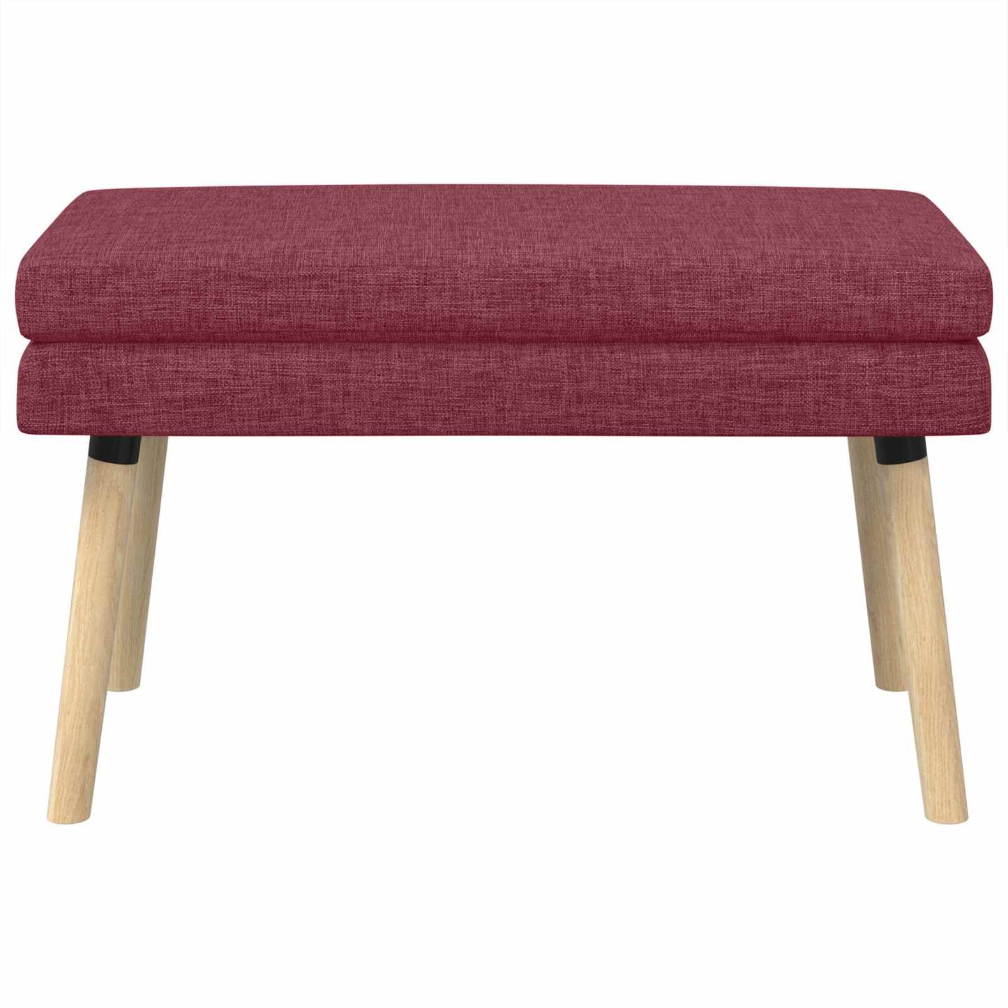 Dubbel Laagige Bank Wijnrood 80 x 40 x 47 cm Stof