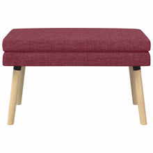 Dubbel Laagige Bank Wijnrood 80 x 40 x 47 cm Stof