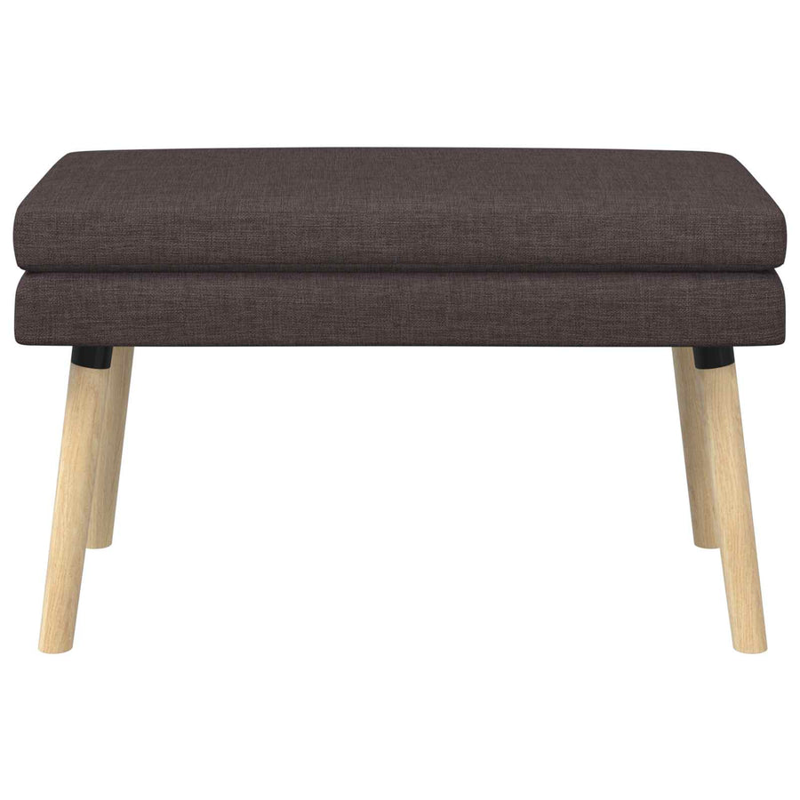 Dubbel Laagige Bank Donkerbruin 80 x 40 x 47 cm Stof