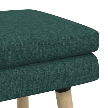 Dubbel Laagige Bank Donkergroen 80 x 40 x 47 cm Stof