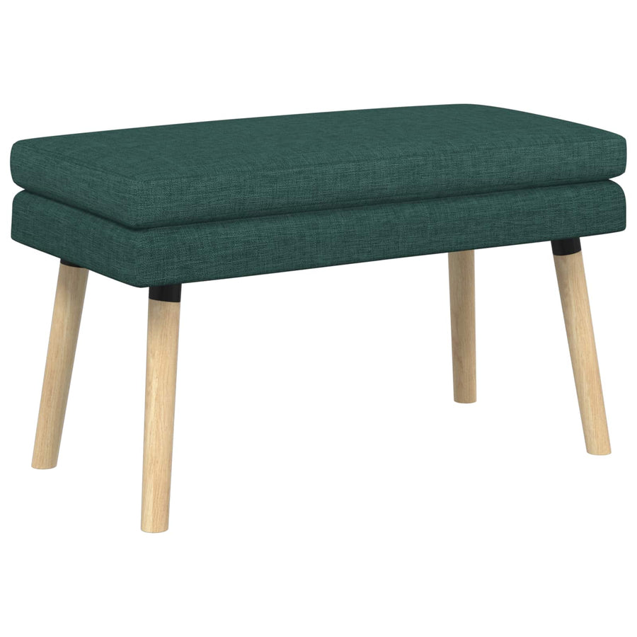 Dubbel Laagige Bank Donkergroen 80 x 40 x 47 cm Stof
