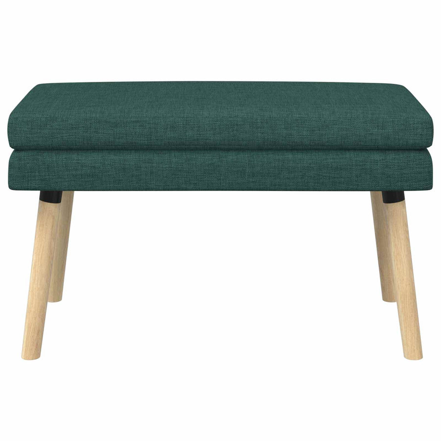Dubbel Laagige Bank Donkergroen 80 x 40 x 47 cm Stof