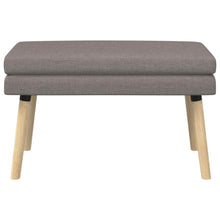 Dubbel Laagige Bank Taupe 80 x 40 x 47 cm Stof