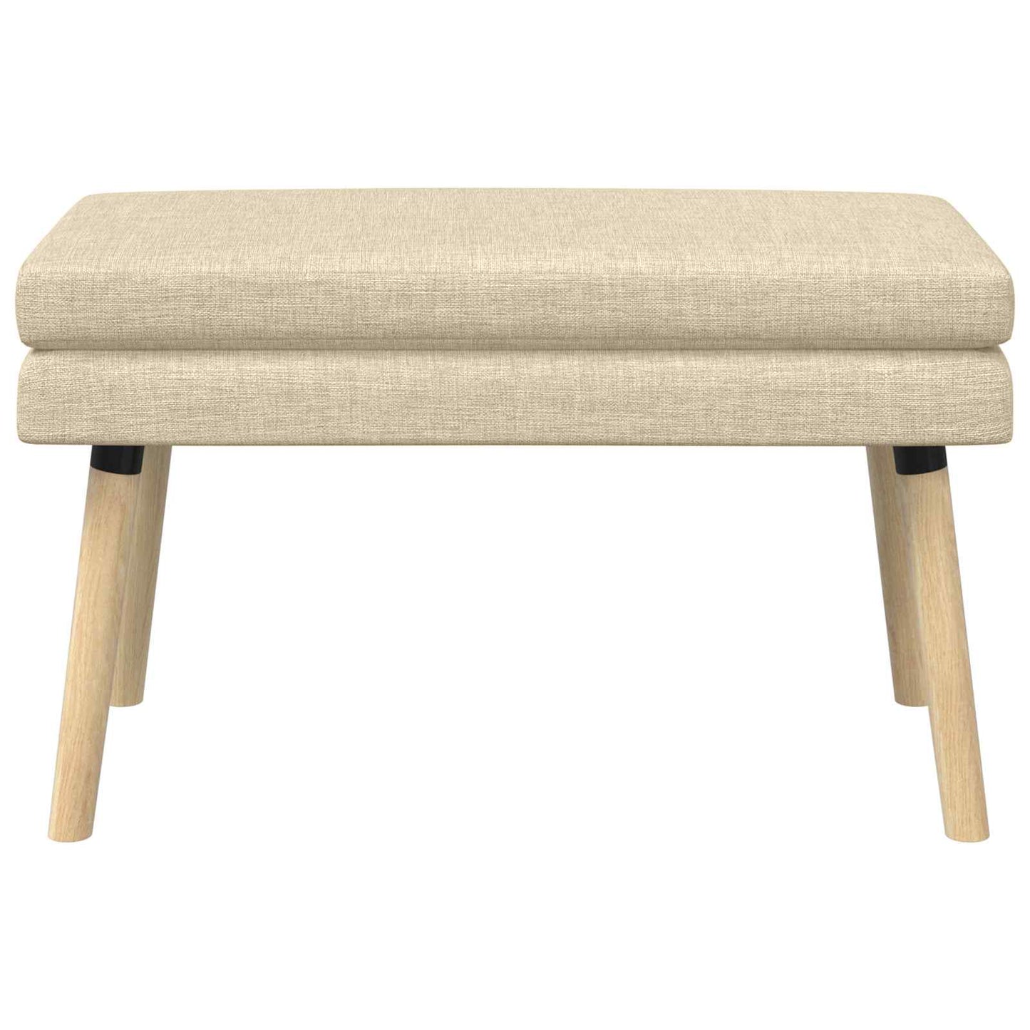Dubbel Laagige Bank Crèmekleurig 80 x 40 x 47 cm Stof