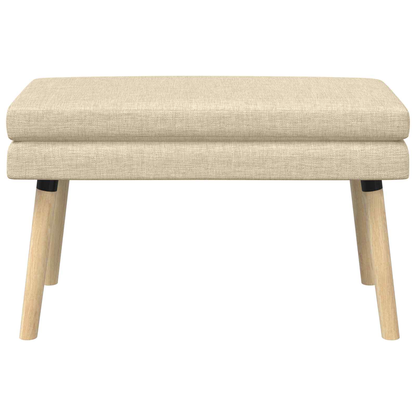 Dubbel Laagige Bank Crèmekleurig 80 x 40 x 47 cm Stof