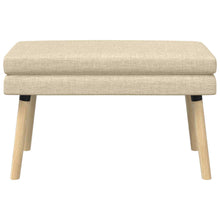 Dubbel Laagige Bank Crèmekleurig 80 x 40 x 47 cm Stof