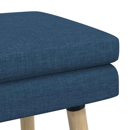 Dubbel Laagige Bank Blauw 80 x 40 x 47 cm Stof