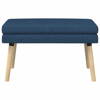 Dubbel Laagige Bank Blauw 80 x 40 x 47 cm Stof