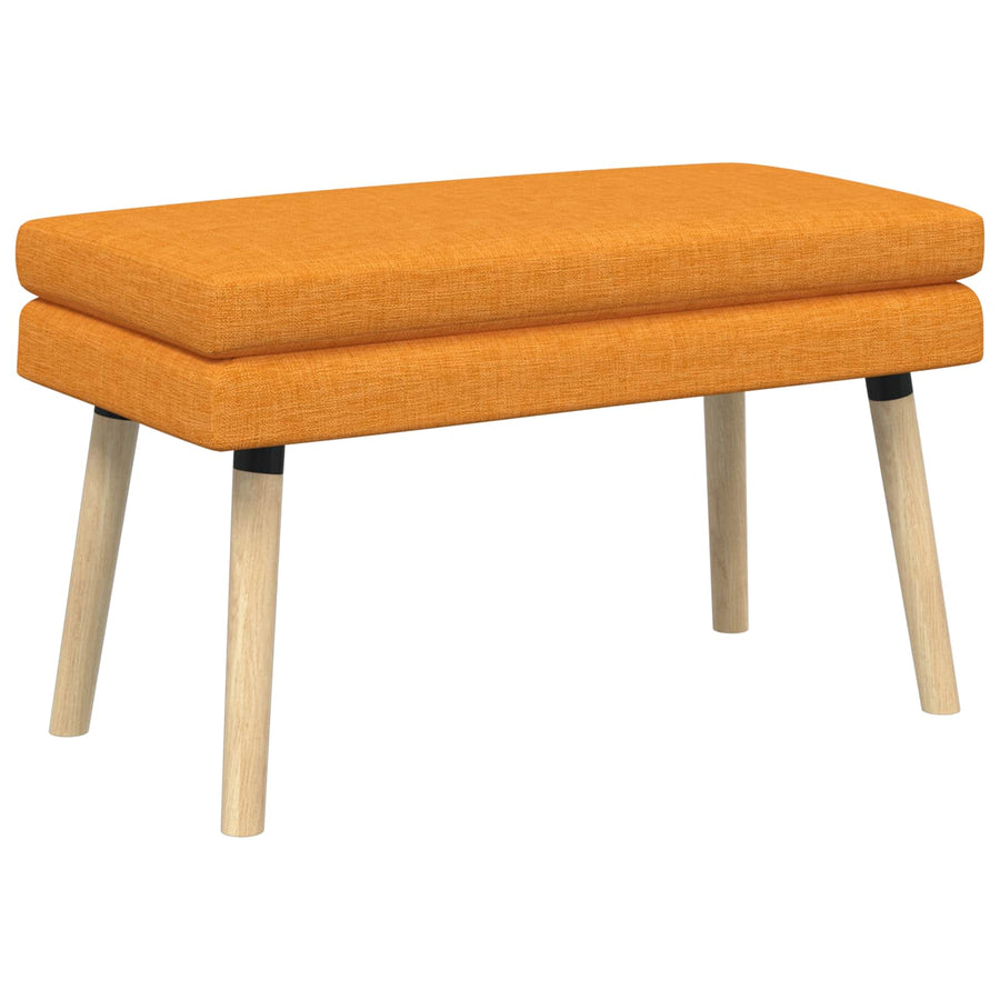 Dubbel Laagige Bank Donkergeel 80 x 40 x 47 cm Stof