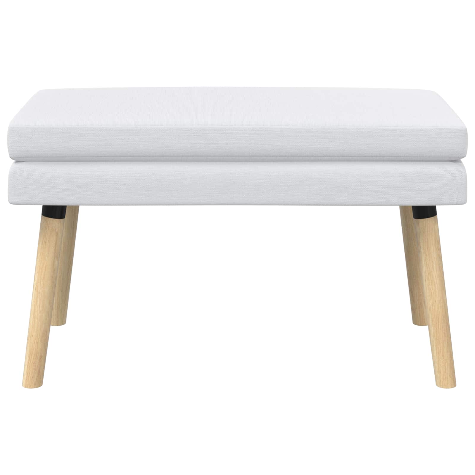 Dubbel Laagige Bank Wit 80 x 40 x 47 cm Stof