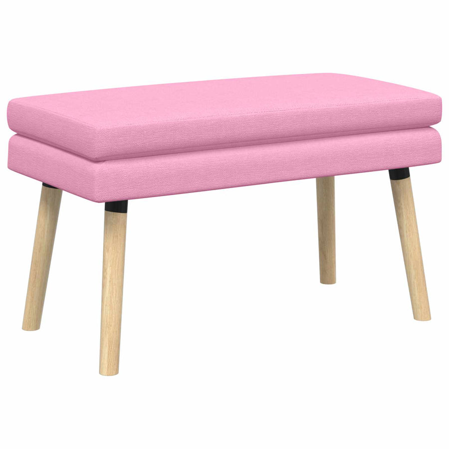 Dubbel Laagige Bank Roze 80 x 40 x 47 cm Stof