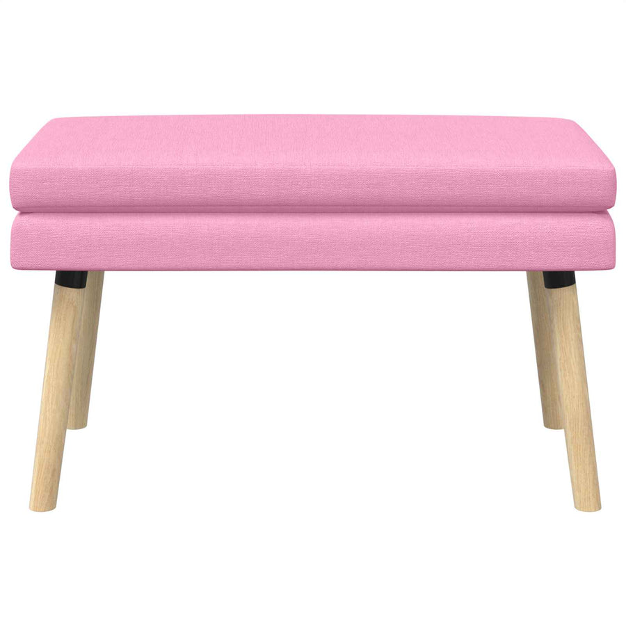 Dubbel Laagige Bank Roze 80 x 40 x 47 cm Stof