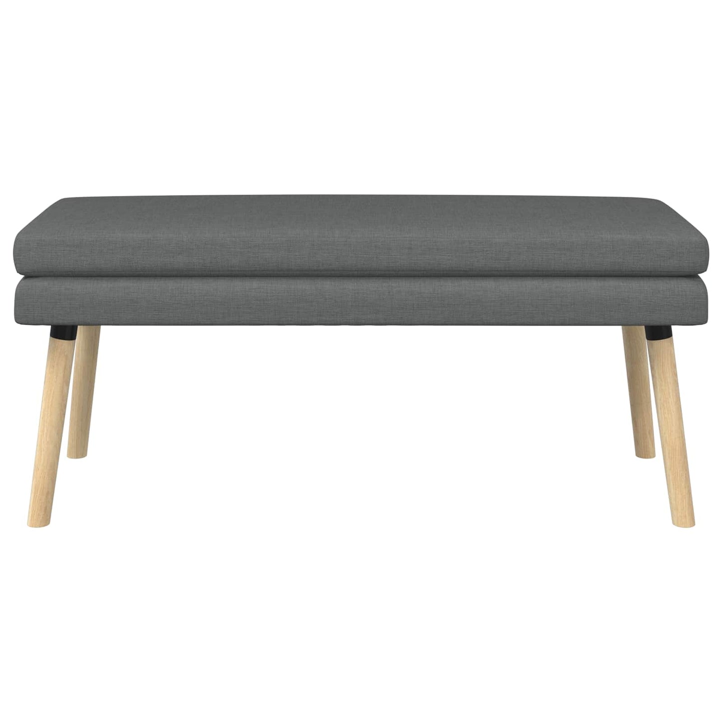 Dubbel Laagige Bank Donkergrijs 110 x 40 x 47 cm Stof