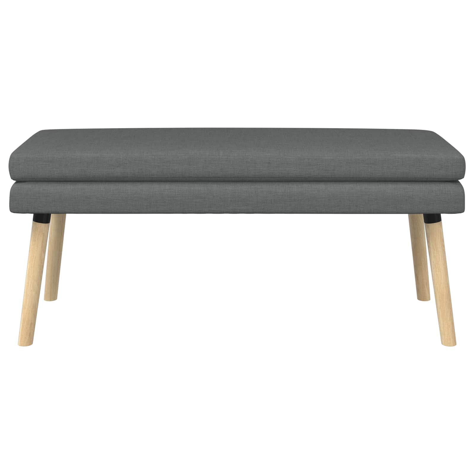Dubbel Laagige Bank Donkergrijs 110 x 40 x 47 cm Stof