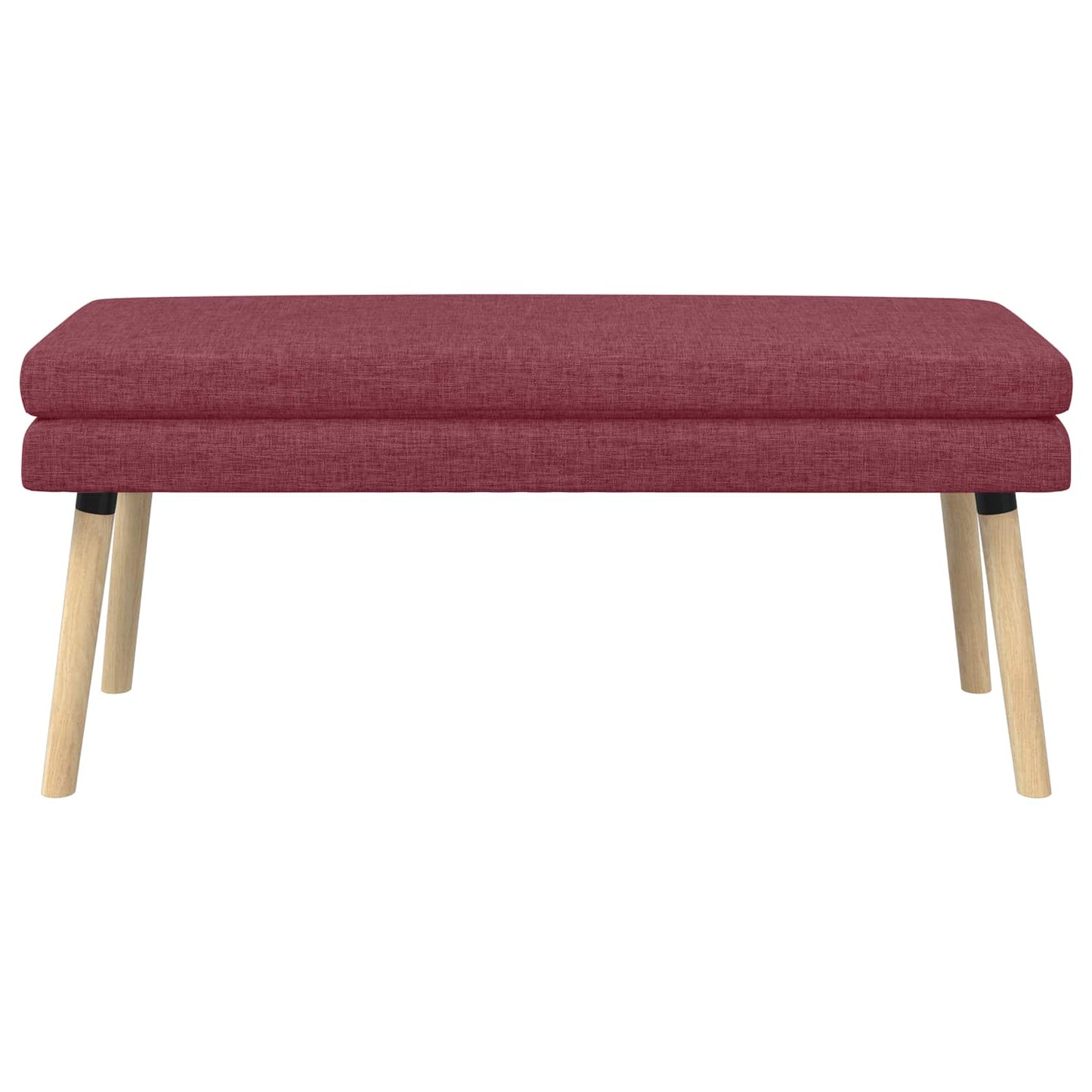 Dubbel Laagige Bank Wijnrood 110 x 40 x 47 cm Stof
