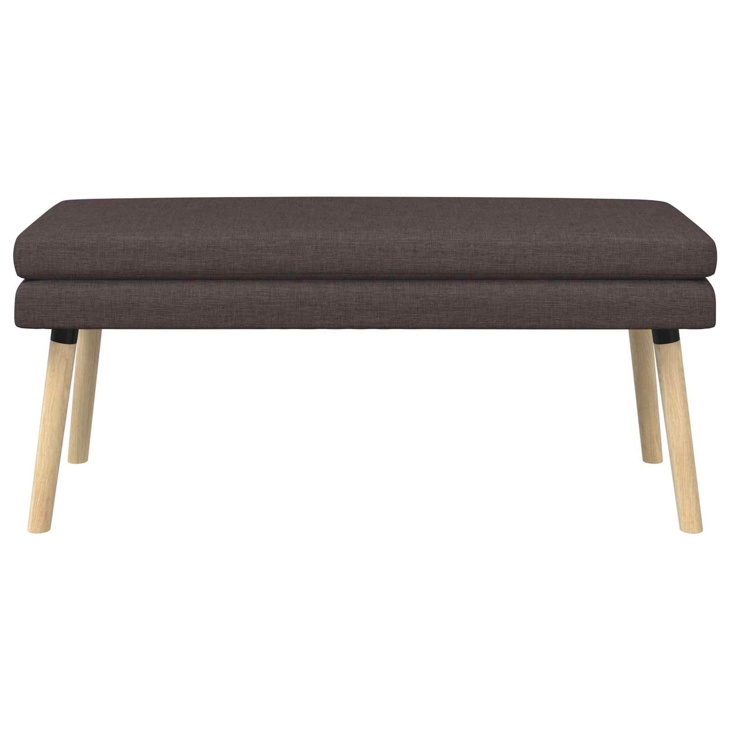 Dubbel Laagige Bank Donkerbruin 110 x 40 x 47 cm Stof