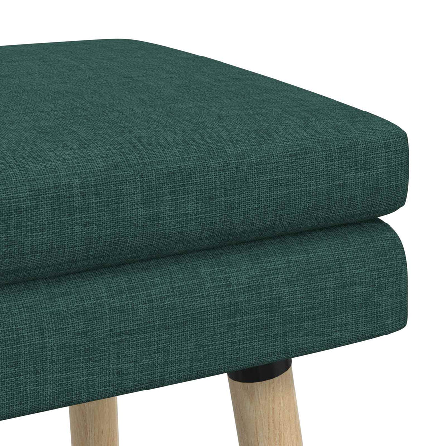 Dubbel Laagige Bank Donkergroen 110 x 40 x 47 cm Stof