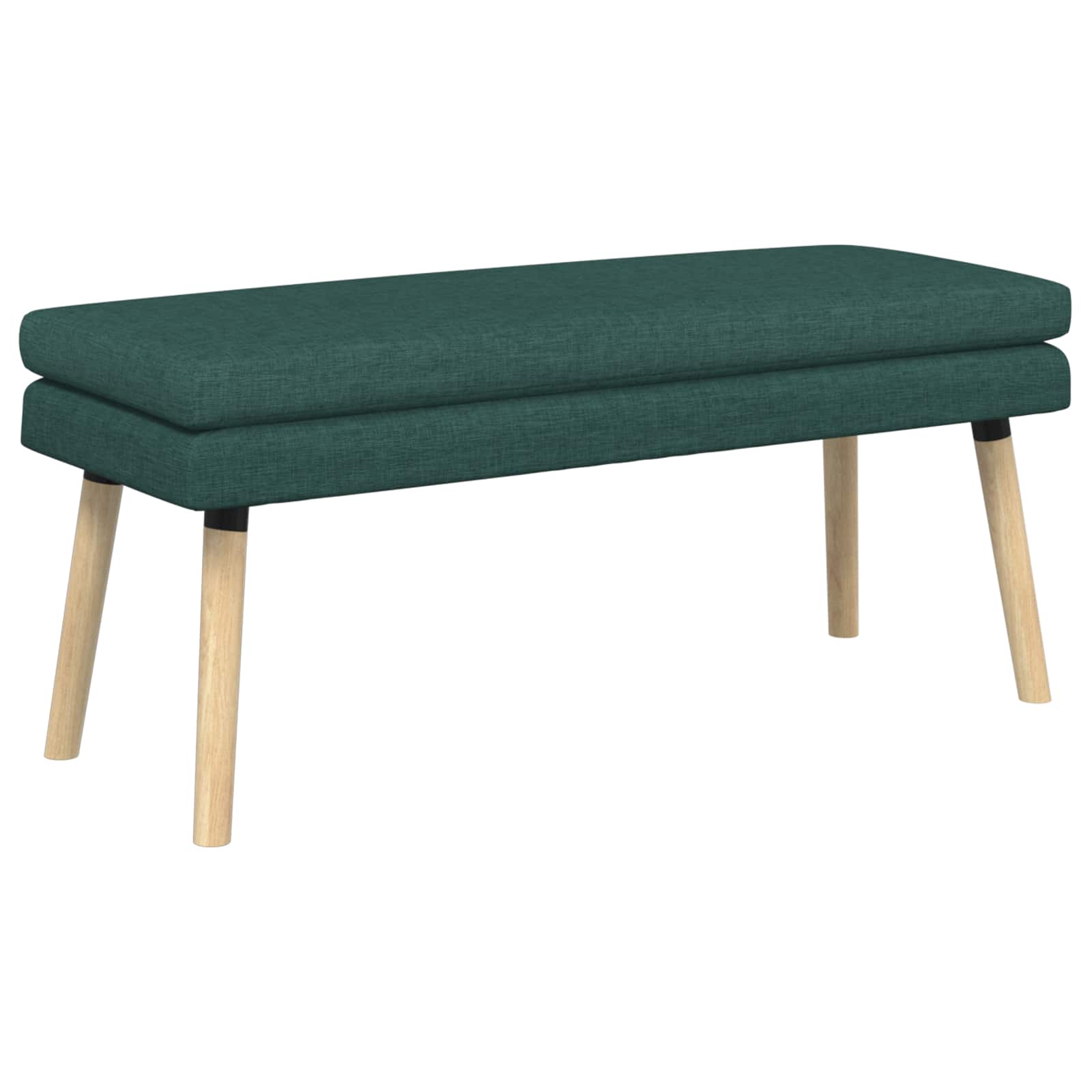Dubbel Laagige Bank Donkergroen 110 x 40 x 47 cm Stof