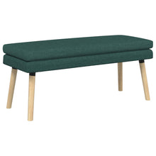 Dubbel Laagige Bank Donkergroen 110 x 40 x 47 cm Stof