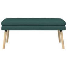 Dubbel Laagige Bank Donkergroen 110 x 40 x 47 cm Stof