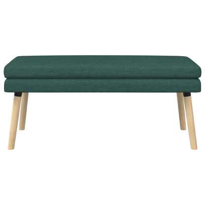 Dubbel Laagige Bank Donkergroen 110 x 40 x 47 cm Stof