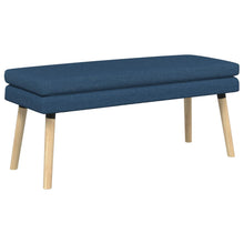 Dubbel Laagige Bank Blauw 110 x 40 x 47 cm Stof