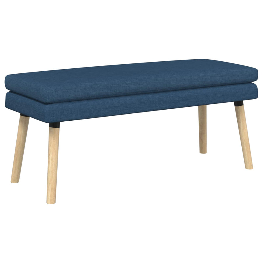 Dubbel Laagige Bank Blauw 110 x 40 x 47 cm Stof