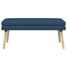 Dubbel Laagige Bank Blauw 110 x 40 x 47 cm Stof