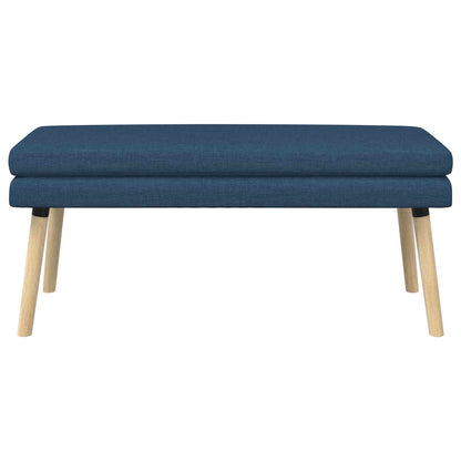 Dubbel Laagige Bank Blauw 110 x 40 x 47 cm Stof
