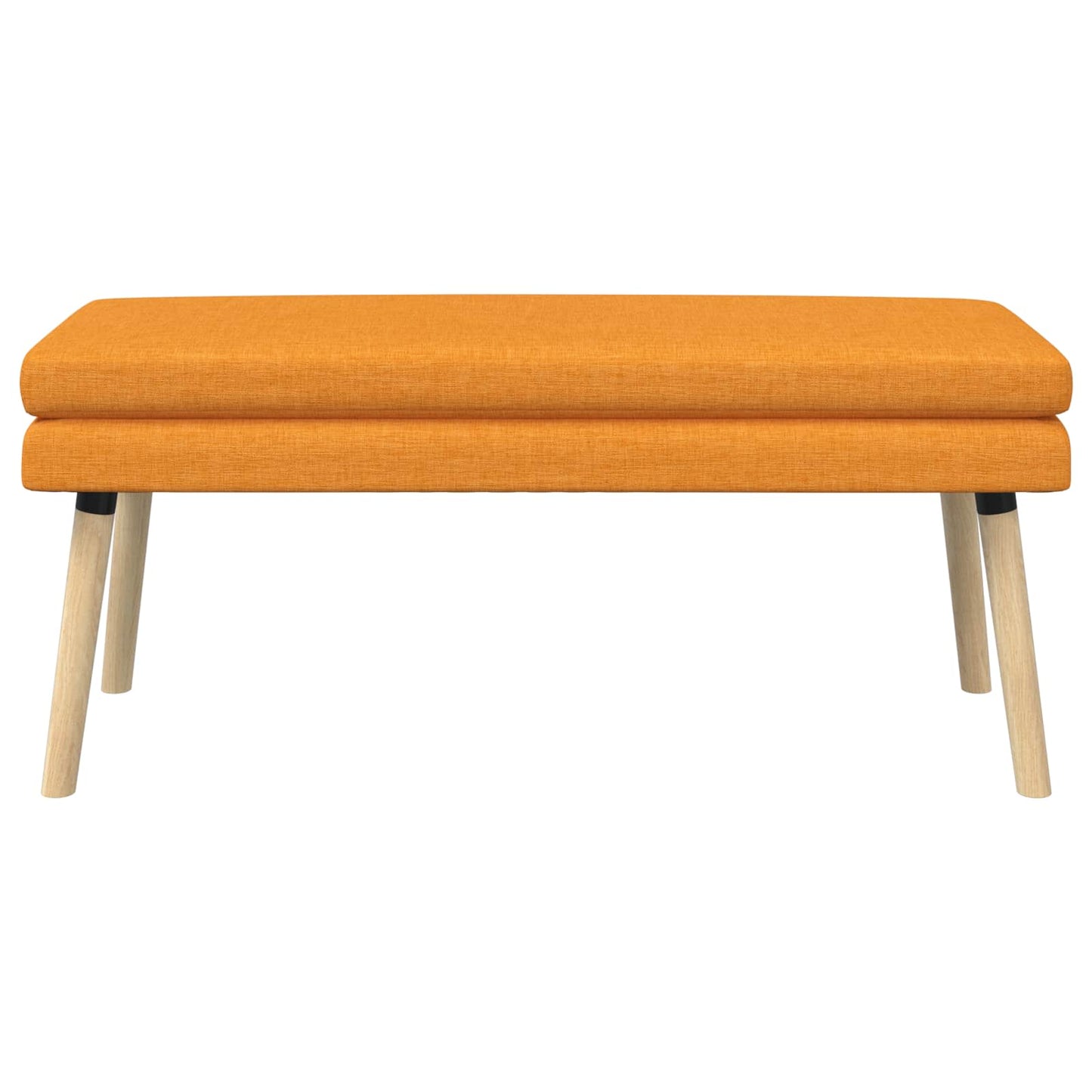 Dubbel Laagige Bank Donkergeel 110 x 40 x 47 cm Stof