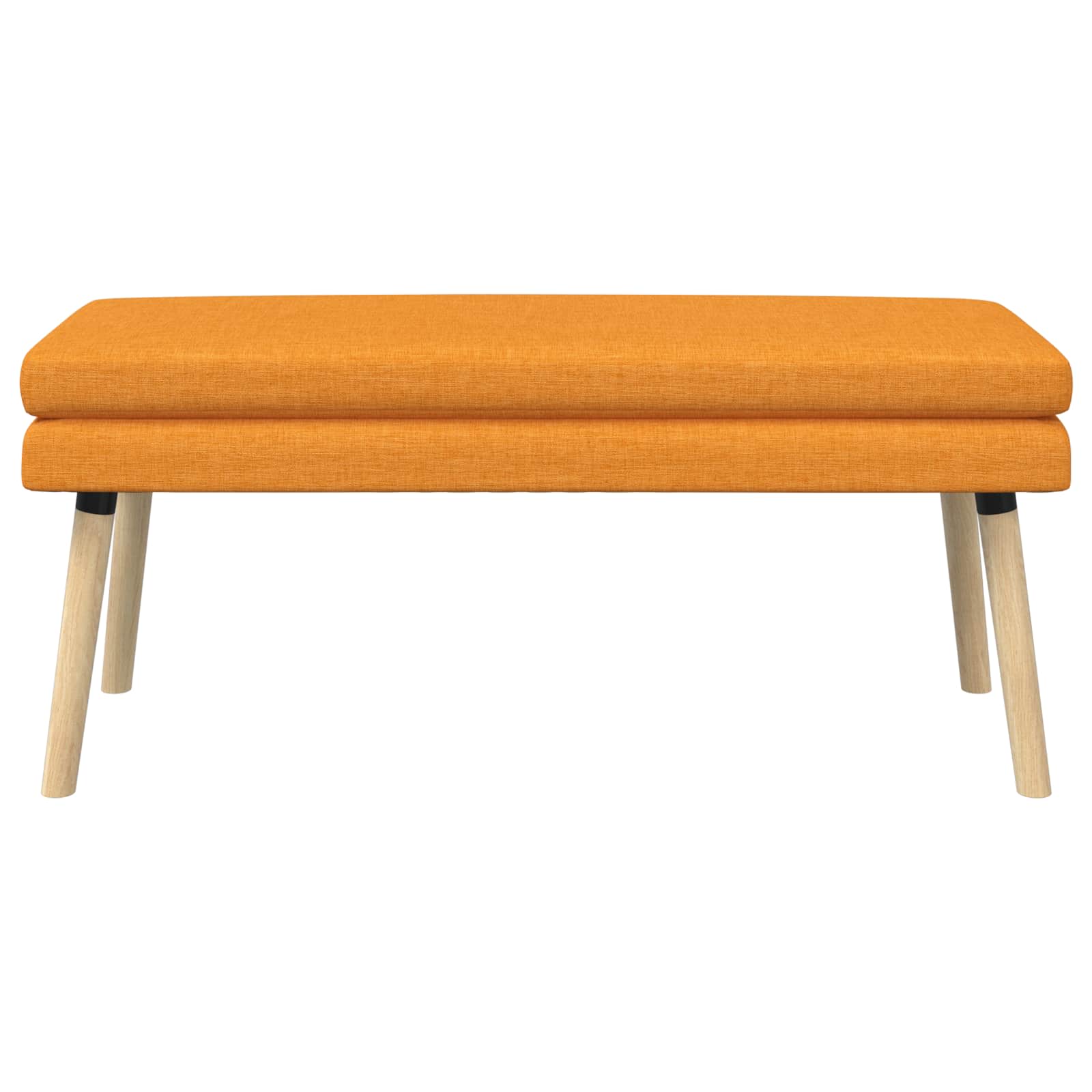 Dubbel Laagige Bank Donkergeel 110 x 40 x 47 cm Stof