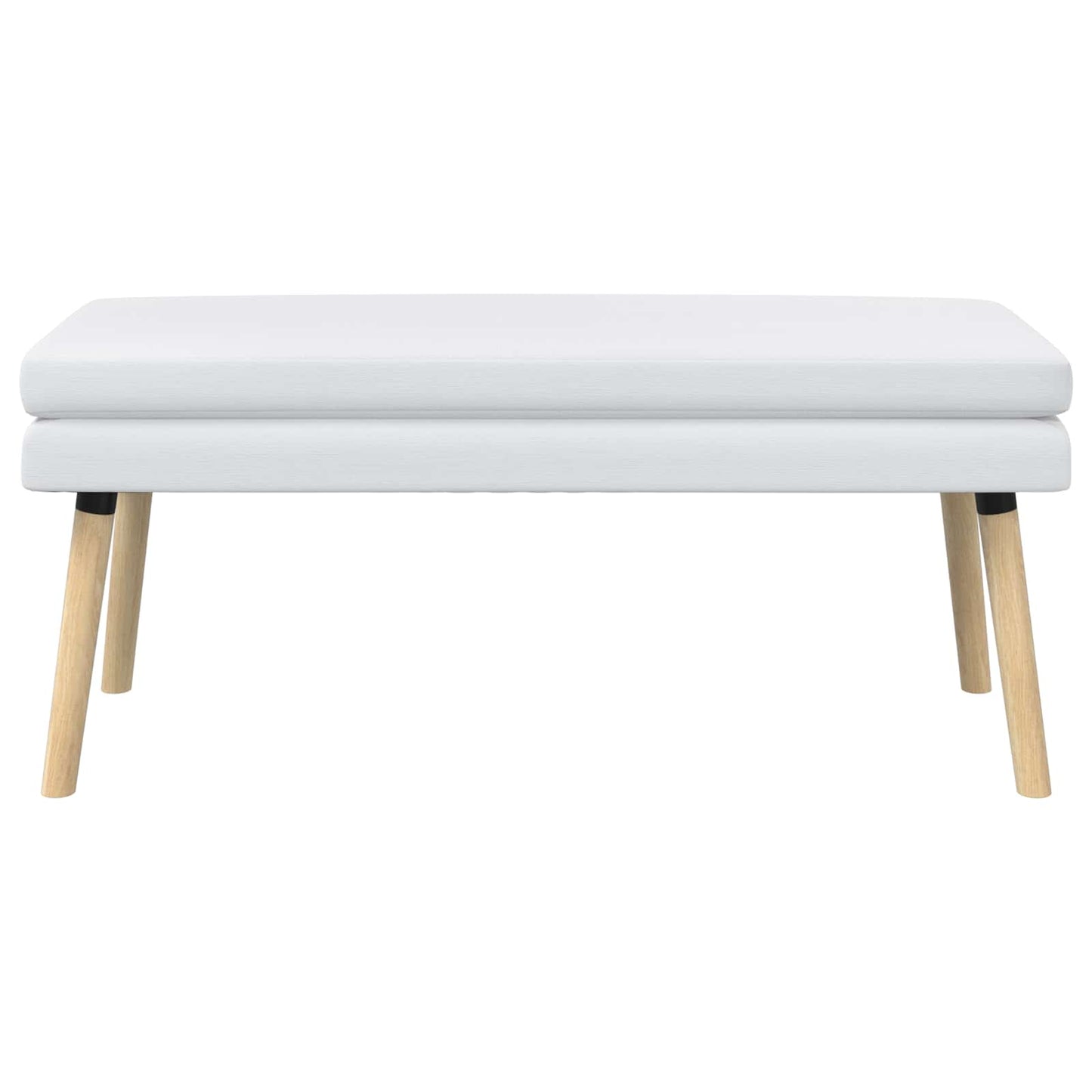 Dubbel Laagige Bank Wit 110 x 40 x 47 cm Stof