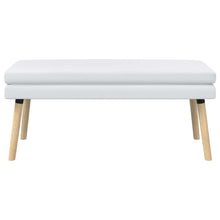 Dubbel Laagige Bank Wit 110 x 40 x 47 cm Stof