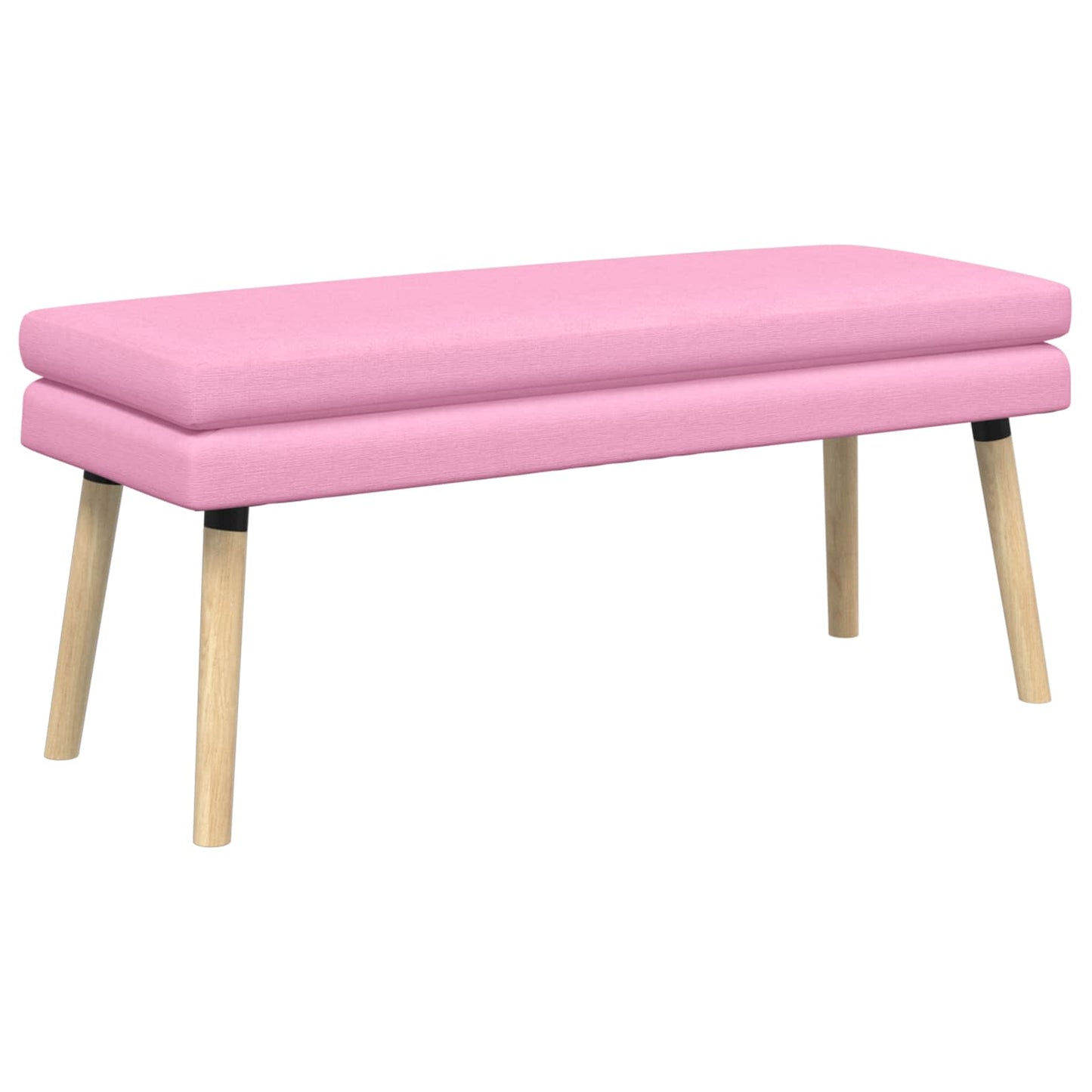 Dubbel Laagige Bank Roze 110 x 40 x 47 cm Stof