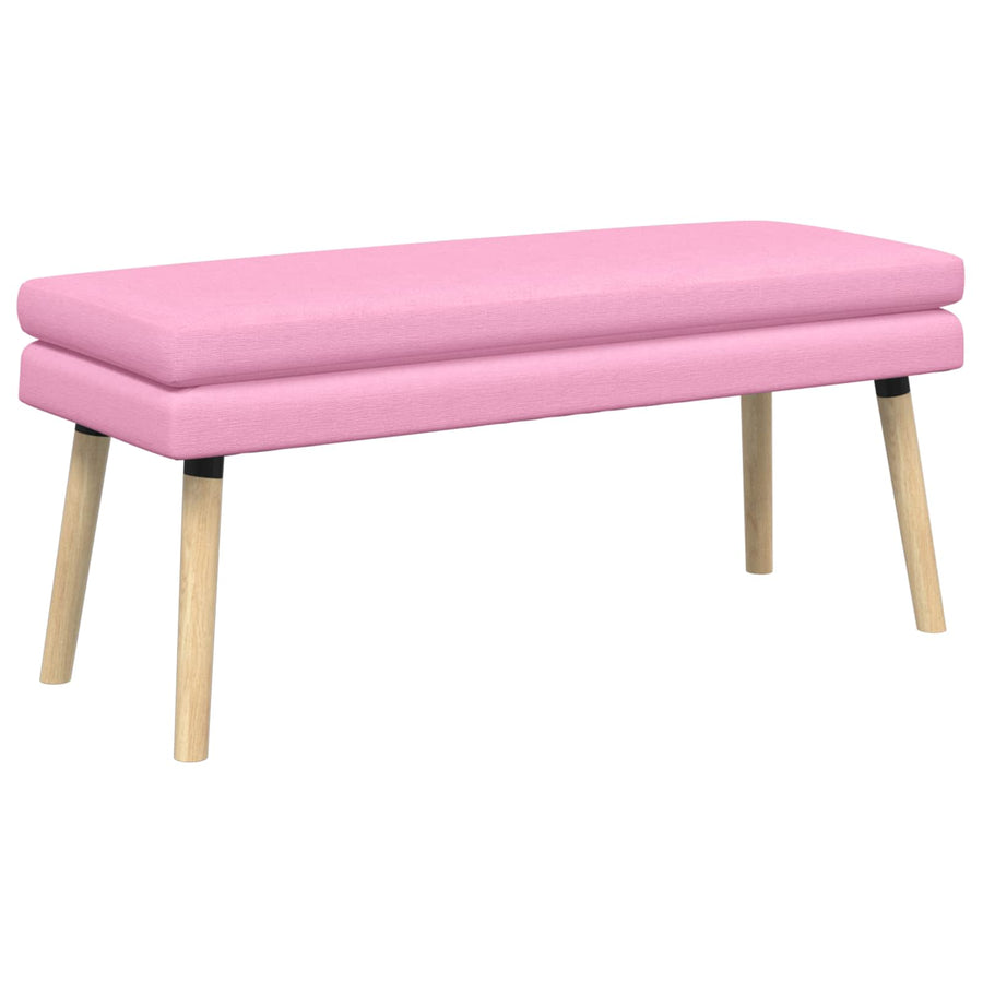 Dubbel Laagige Bank Roze 110 x 40 x 47 cm Stof
