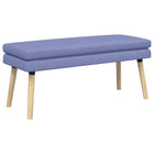 Bank jeans blauw 110x40x47 cm