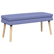 Bank jeans blauw 110x40x47 cm