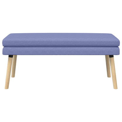 Dubbel Laagige Bank Jeans Blauw 110 x 40 x 47 cm Stof