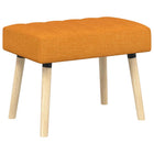 Bank donkergeel 60x40x45 cm stof