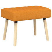 Bank donkergeel 60x40x45 cm stof